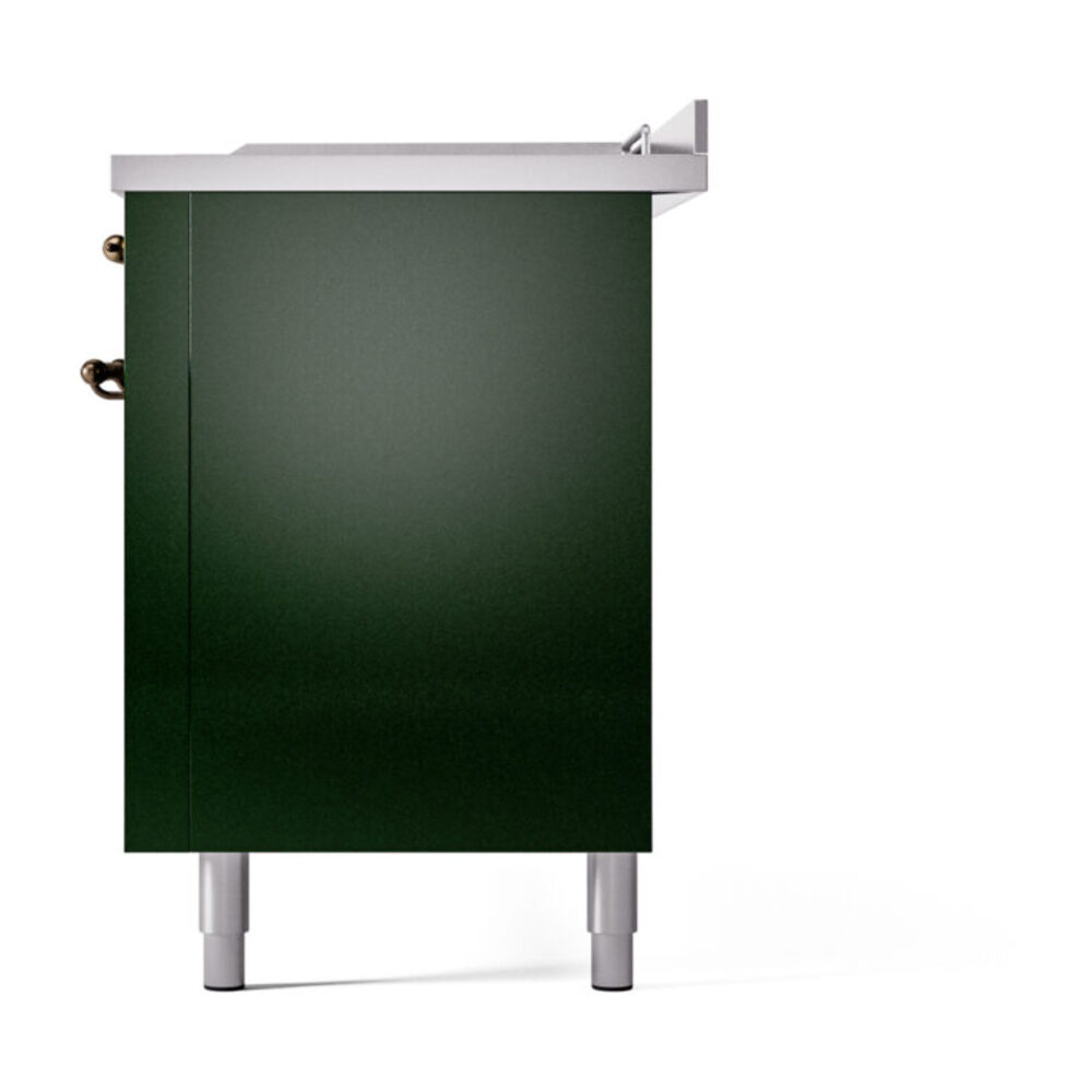 ILVE UP60FSNMPEGB Nostalgie II 60" Dual Fuel Range, right side view