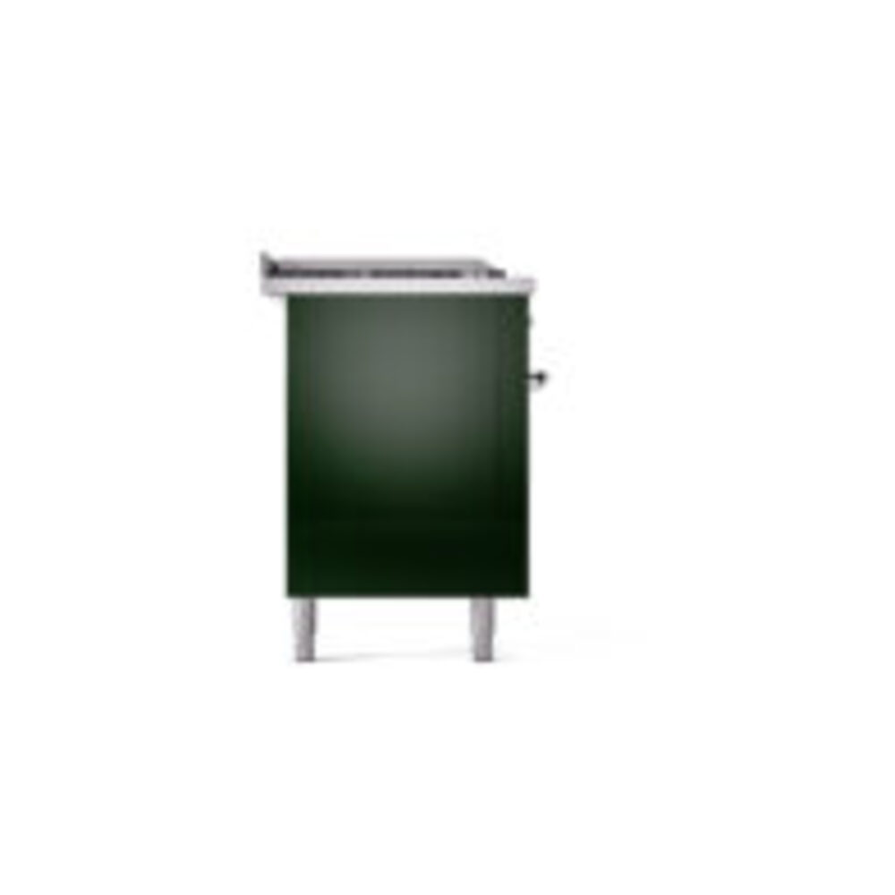 ILVE UP60FSNMPEGCLP Nostalgie II 60" Dual Fuel Range, left side view