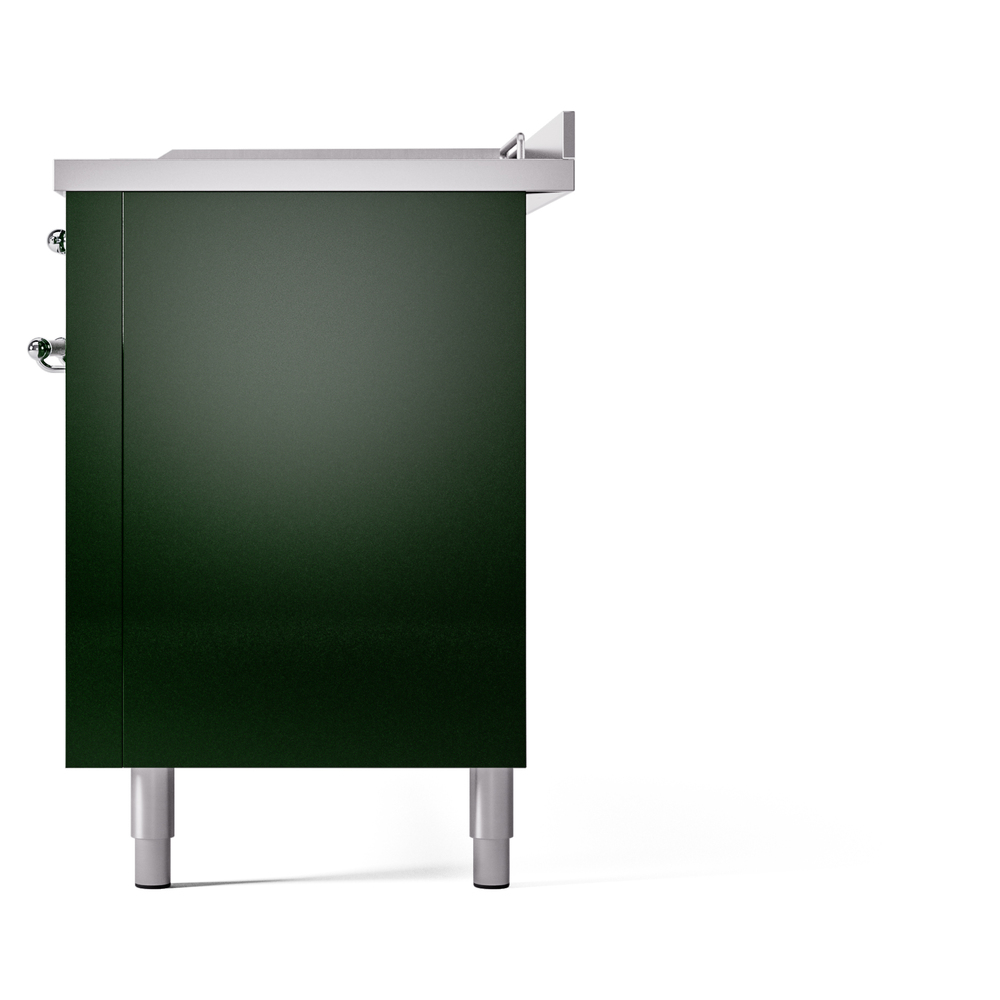 ILVE UP60FSNMPEGC Nostalgie II 60" Dual Fuel Range, right side view