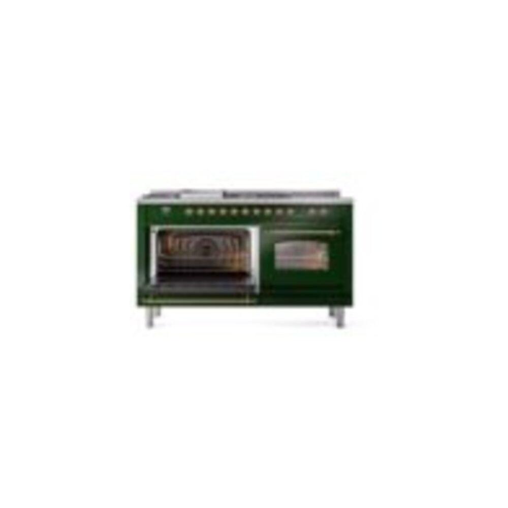 ILVE UP60FSNMPEGGLP Nostalgie II 60" Dual Fuel Range, main oven door opened