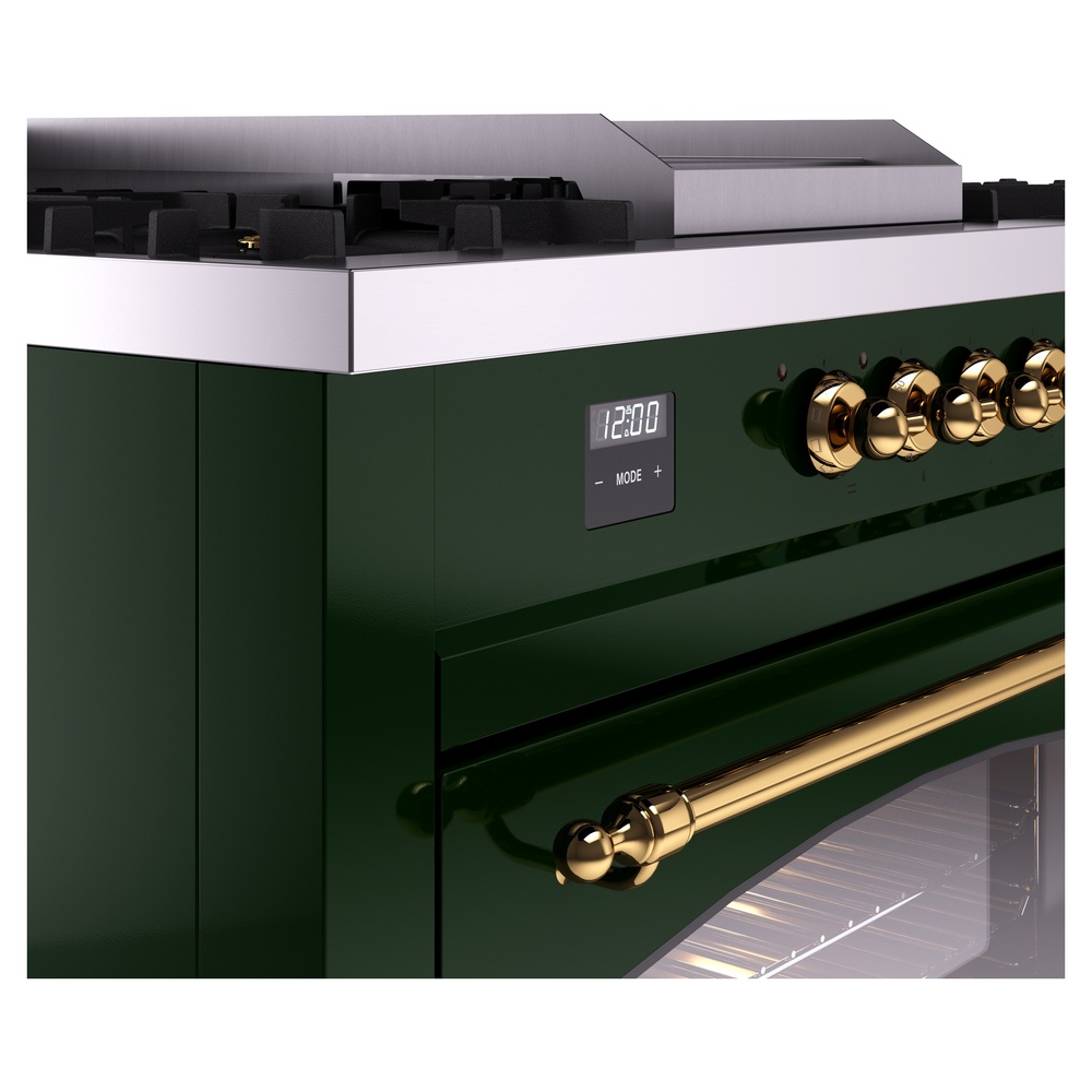 ILVE UP60FSNMPEGGLP Nostalgie II 60" Dual Fuel Range, details