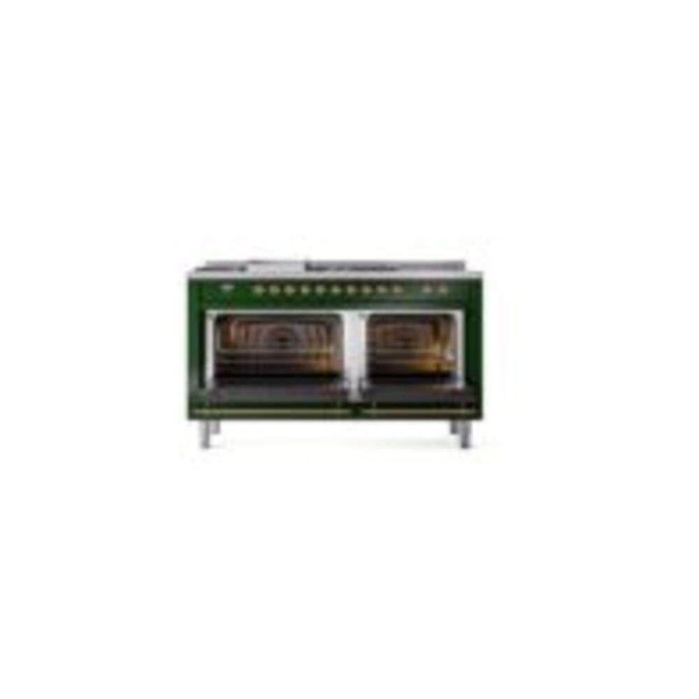 ILVE UP60FSNMPEGG Nostalgie II 60" Dual Fuel Range, oven doors opened