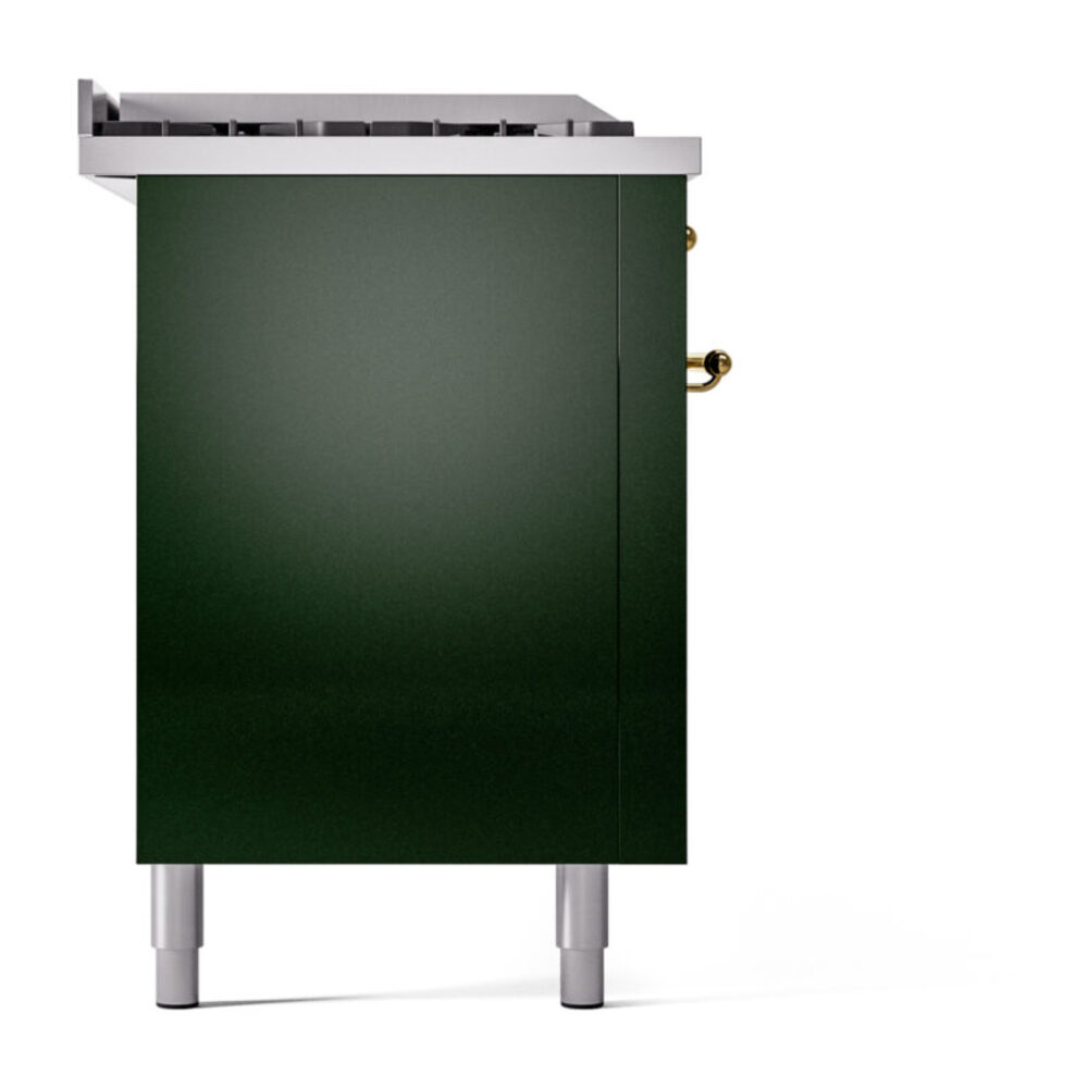 ILVE UP60FSNMPEGG Nostalgie II 60" Dual Fuel Range, left side view