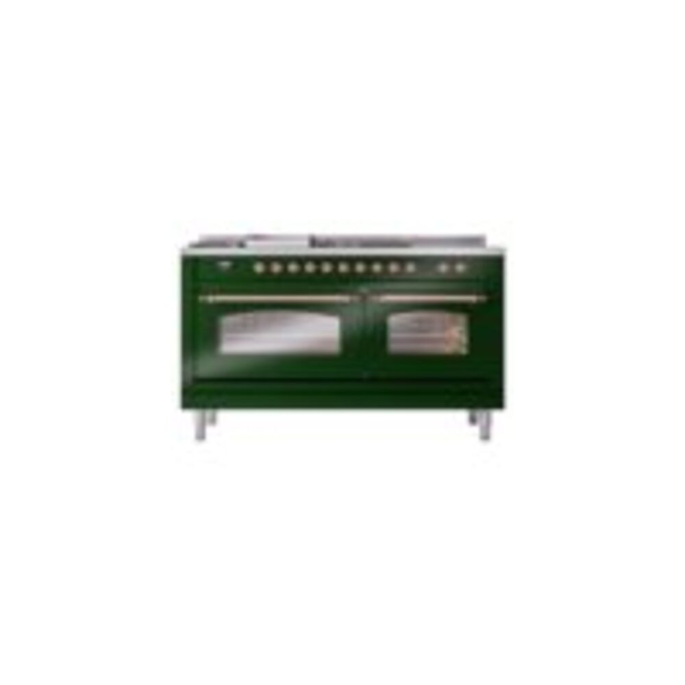 ILVE UP60FSNMPEGPLP Nostalgie II 60" Dual Fuel Range, front view