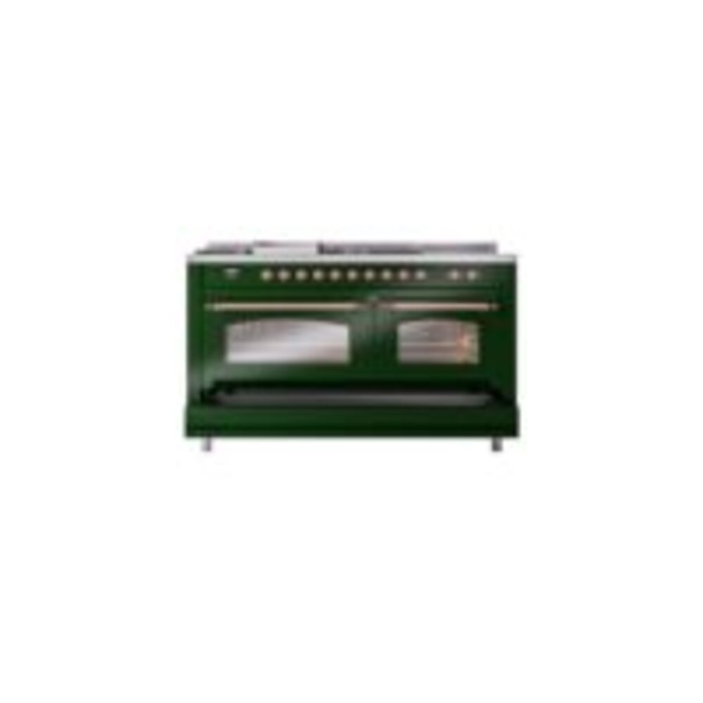 ILVE UP60FSNMPEGPLP Nostalgie II 60" Dual Fuel Range, drawer opened