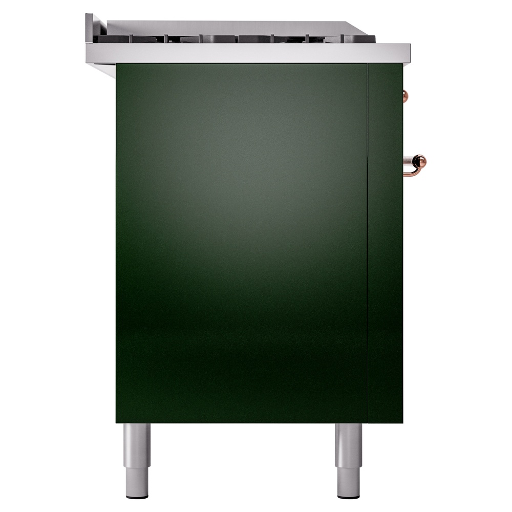 ILVE UP60FSNMPEGPLP Nostalgie II 60" Dual Fuel Range, left side view
