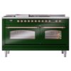 ILVE UP60FSNMPEGP Nostalgie II 60" Dual Fuel Range, front view