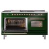 ILVE UP60FSNMPEGP Nostalgie II 60" Dual Fuel Range, main oven door opened