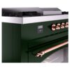 ILVE UP60FSNMPEGP Nostalgie II 60" Dual Fuel Range, details