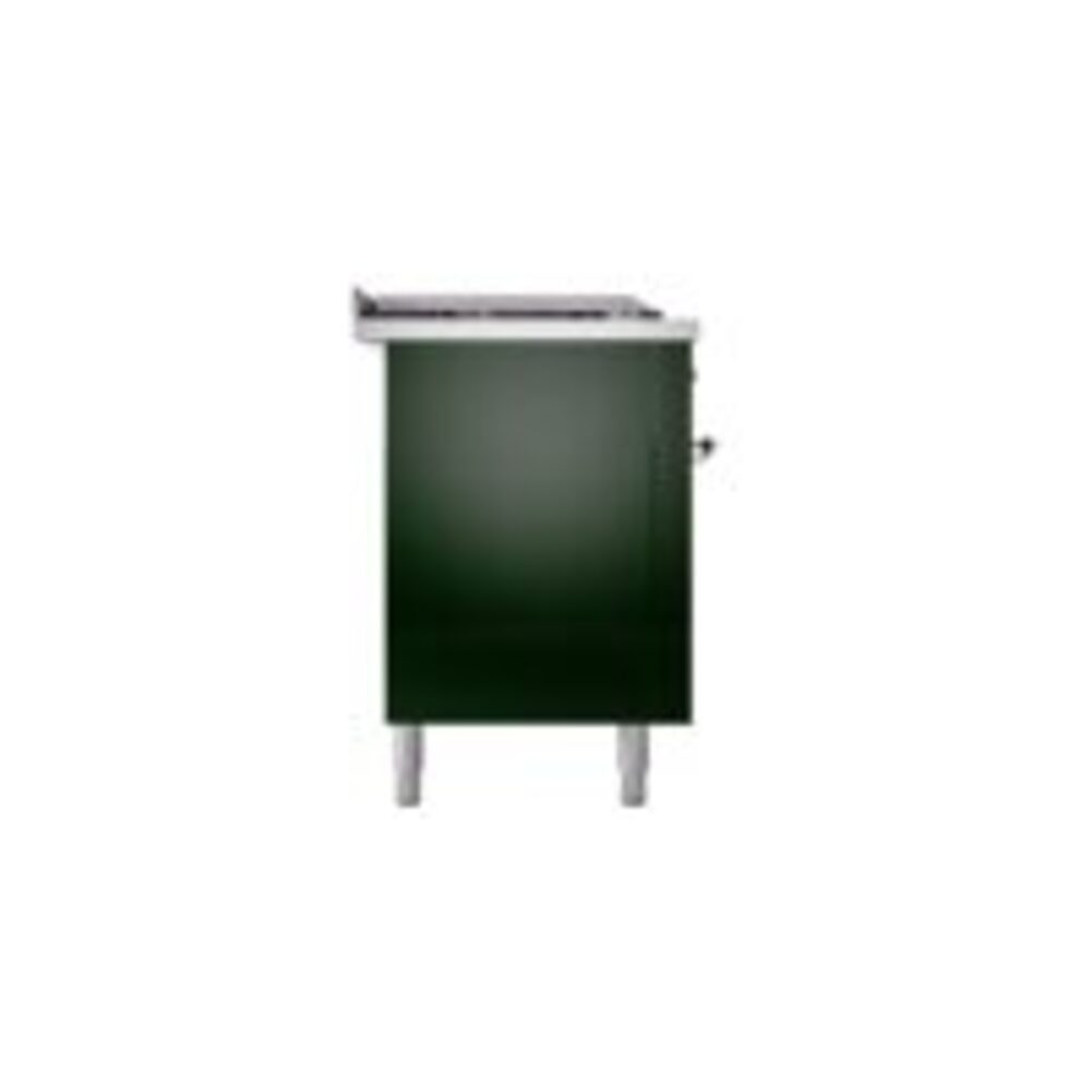ILVE UP60FSNMPEGP Nostalgie II 60" Dual Fuel Range, left side view