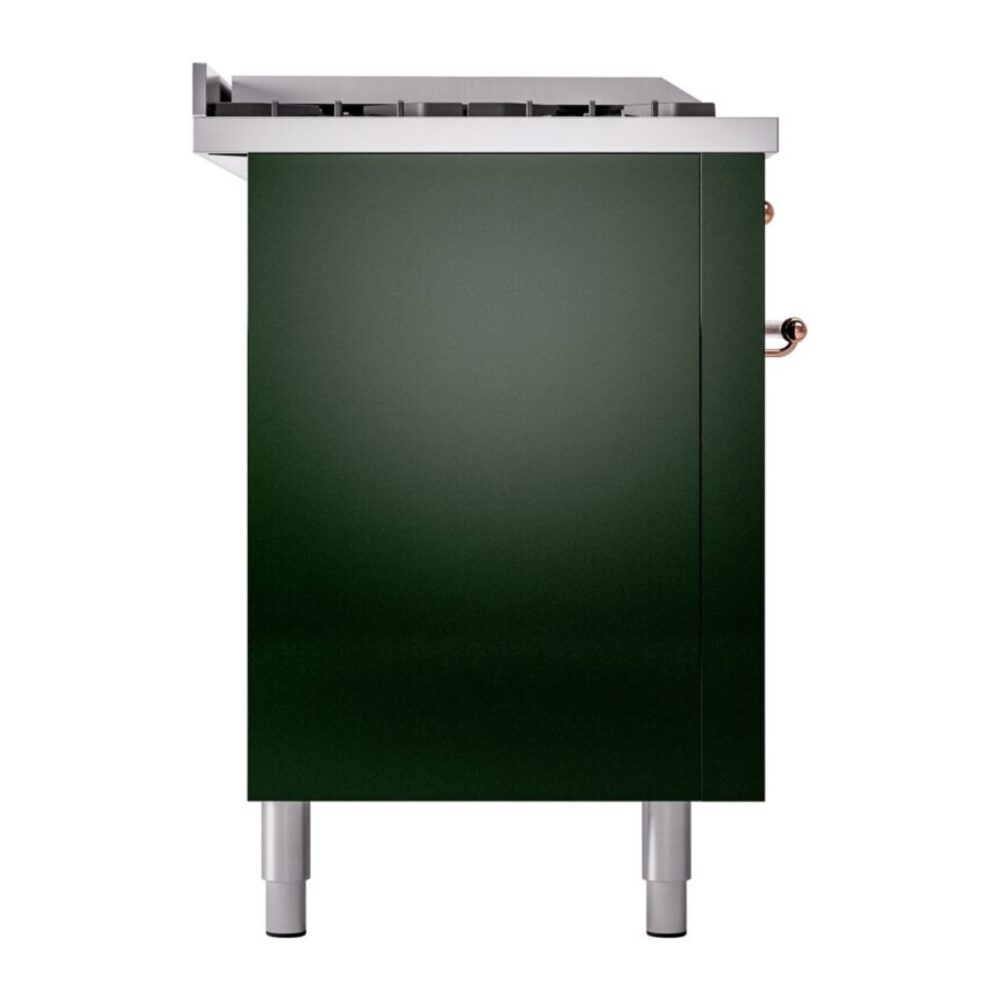 ILVE UP60FSNMPEGP Nostalgie II 60" Dual Fuel Range, left side view