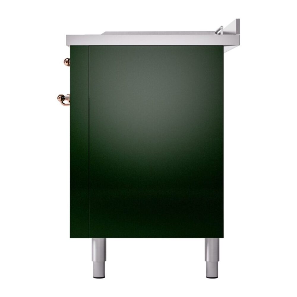 ILVE UP60FSNMPEGP Nostalgie II 60" Dual Fuel Range, right side view