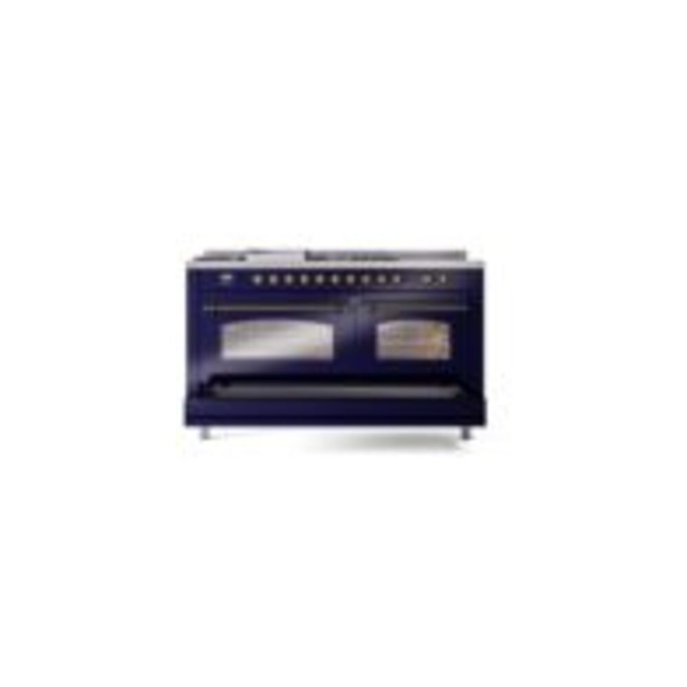 ILVE UP60FSNMPMBBLP Nostalgie II 60" Dual Fuel Range, drawer opened