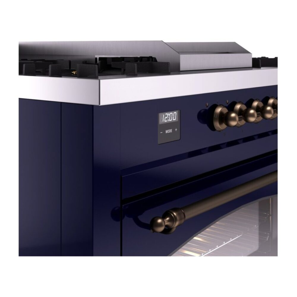 ILVE UP60FSNMPMBB Nostalgie II 60" Dual Fuel Range, details