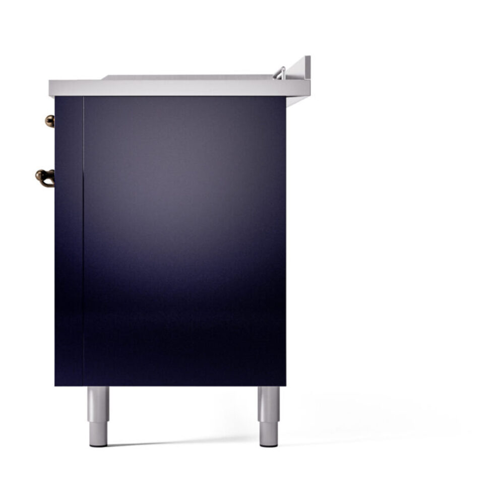 ILVE UP60FSNMPMBB Nostalgie II 60" Dual Fuel Range, right side view