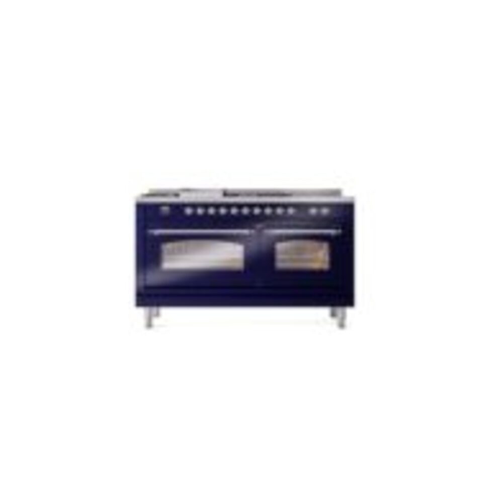 ILVE UP60FSNMPMBCLP Nostalgie II 60" Dual Fuel Range, front view