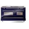ILVE UP60FSNMPMBCLP Nostalgie II 60" Dual Fuel Range, drawer opened