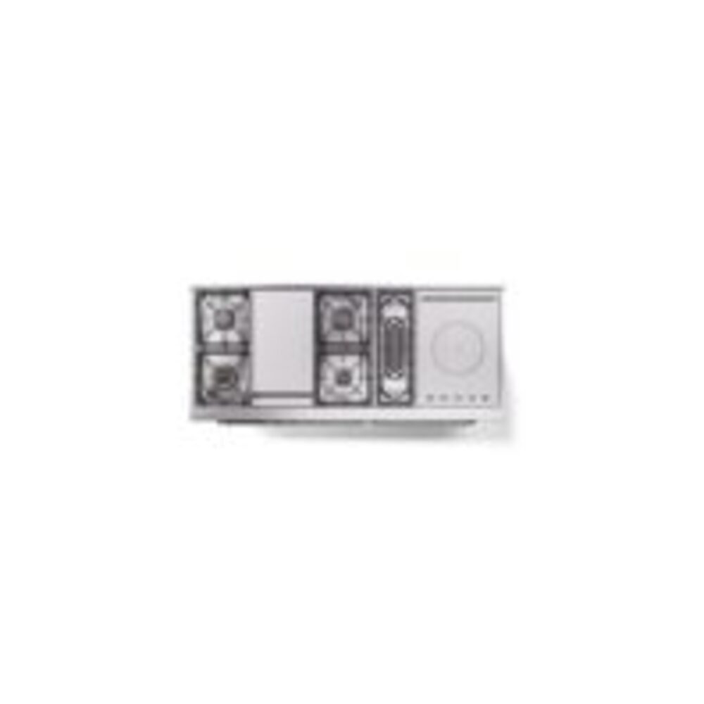 ILVE UP60FSNMPMBCLP Nostalgie II 60" Dual Fuel Range, top view