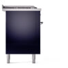 ILVE UP60FSNMPMBCLP Nostalgie II 60" Dual Fuel Range, left side view