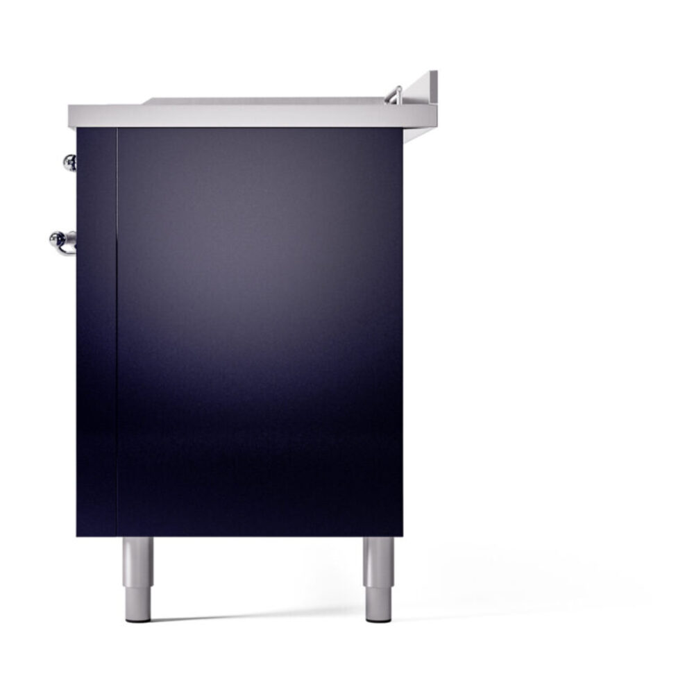 ILVE UP60FSNMPMBCLP Nostalgie II 60" Dual Fuel Range, right side view