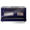 ILVE UP60FSNMPMBGLP Nostalgie II 60" Dual Fuel Range, drawer opened