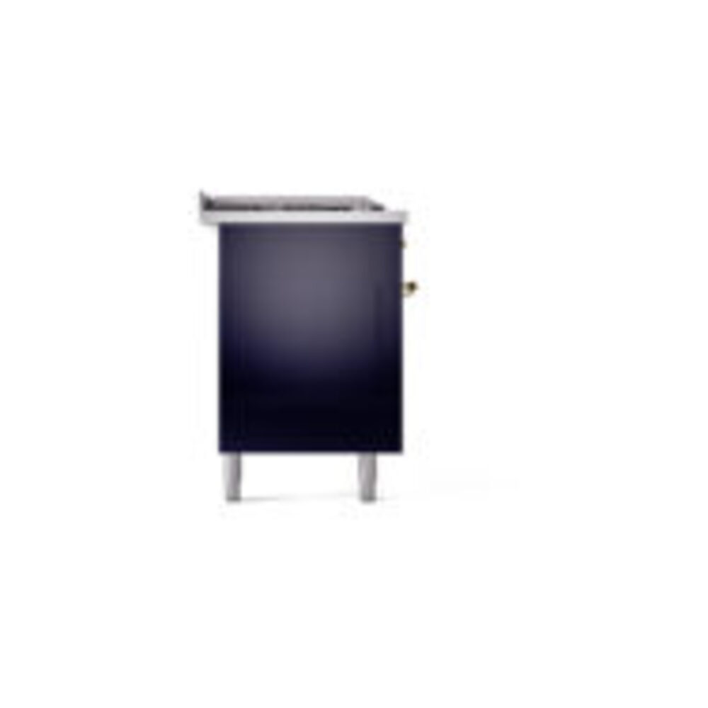 ILVE UP60FSNMPMBGLP Nostalgie II 60" Dual Fuel Range, left side view