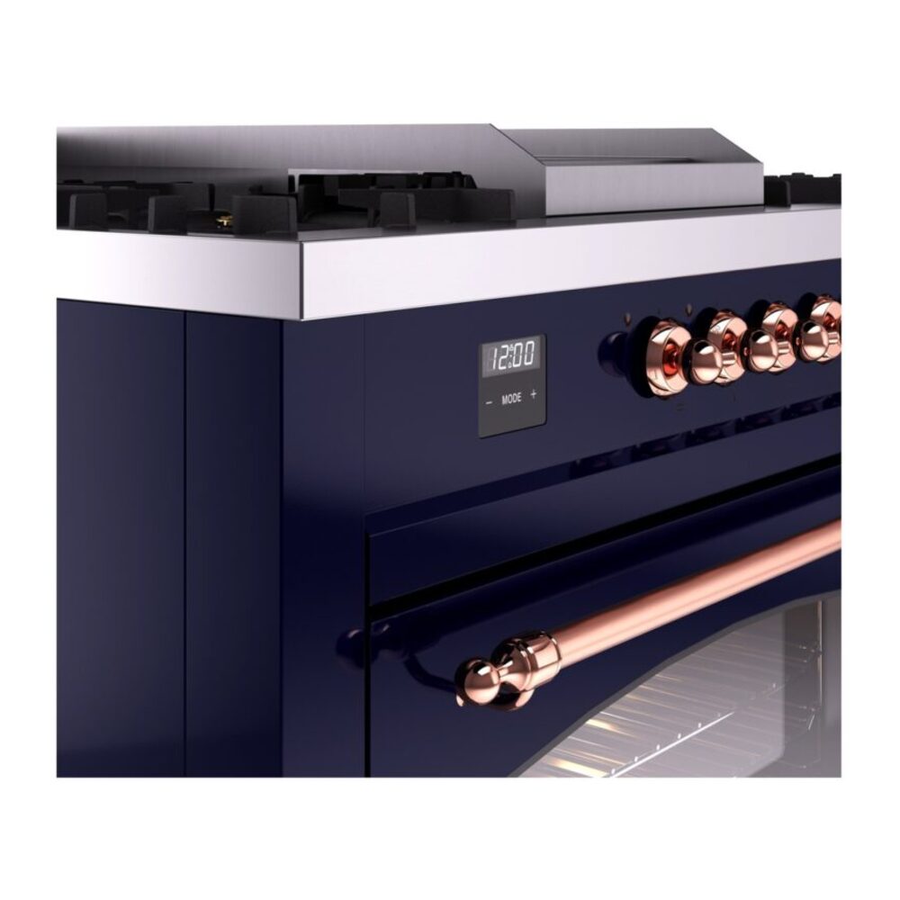 ILVE UP60FSNMPMBPLP Nostalgie II 60" Dual Fuel Range, details