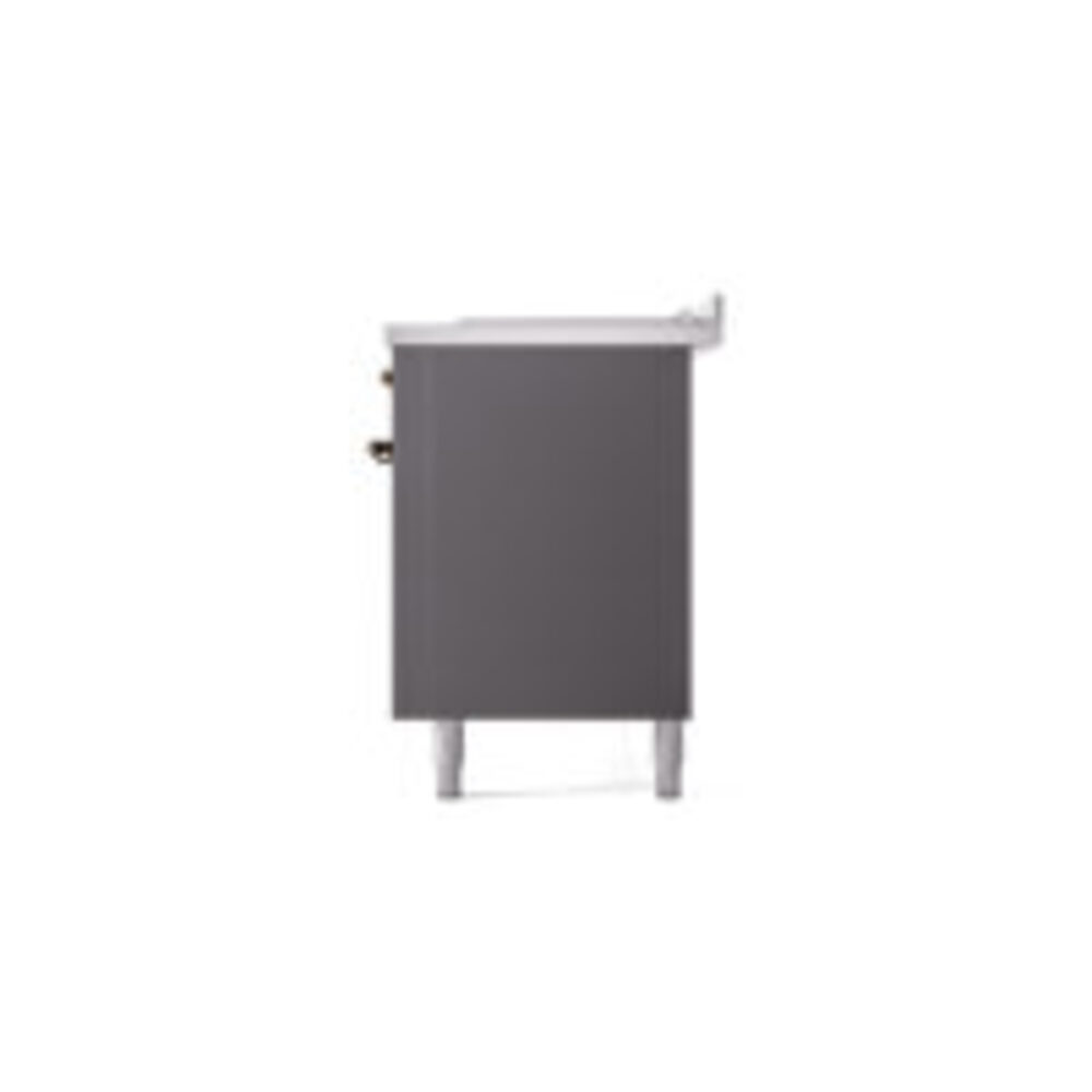 ILVE UP60FSNMPMGBLP Nostalgie II 60" Dual Fuel Range, right side view