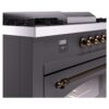 ILVE UP60FSNMPMGB Nostalgie II 60" Dual Fuel Range, details