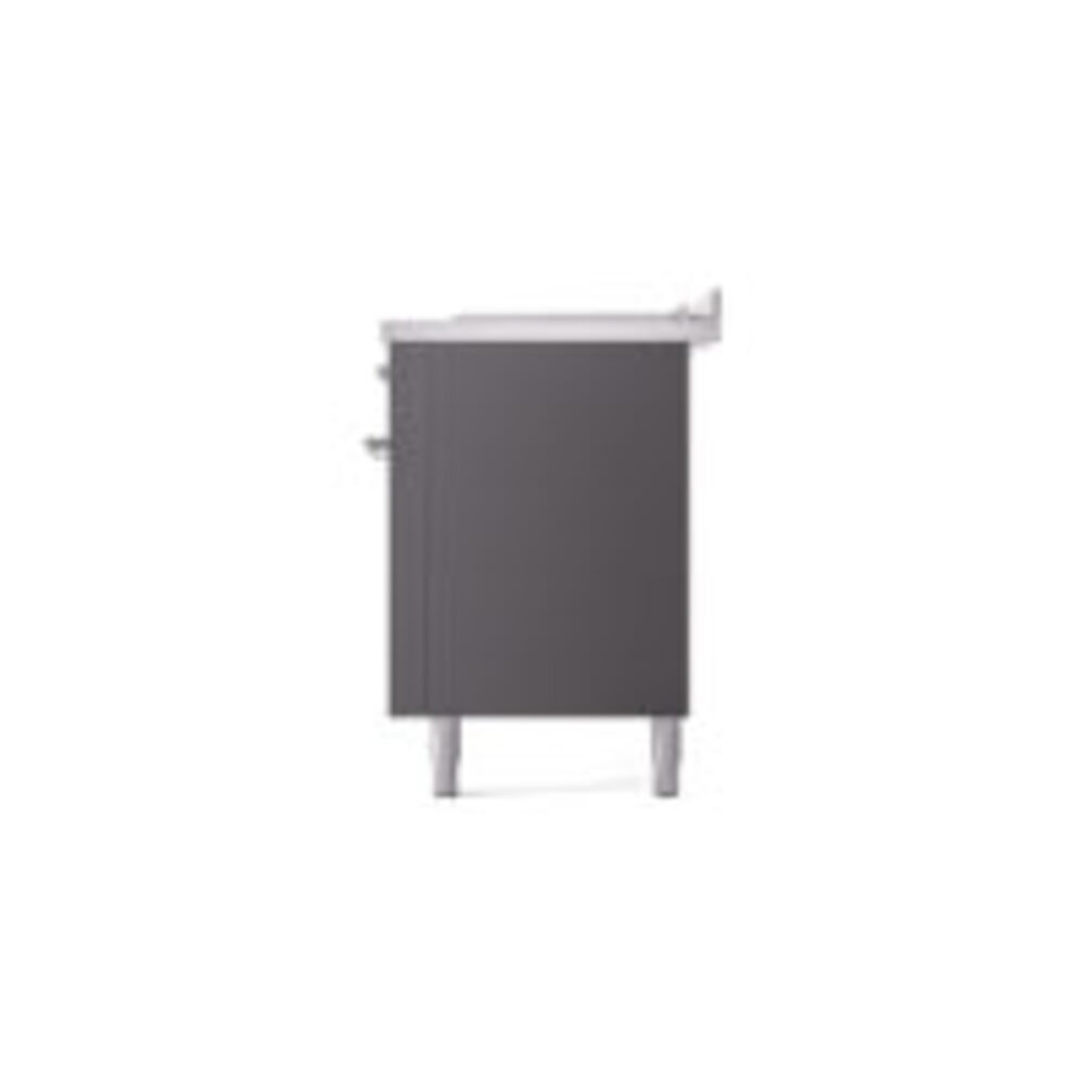 ILVE UP60FSNMPMGCLP Nostalgie II 60" Dual Fuel Range, right side view