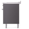 ILVE UP60FSNMPMGCLP Nostalgie II 60" Dual Fuel Range, right side view