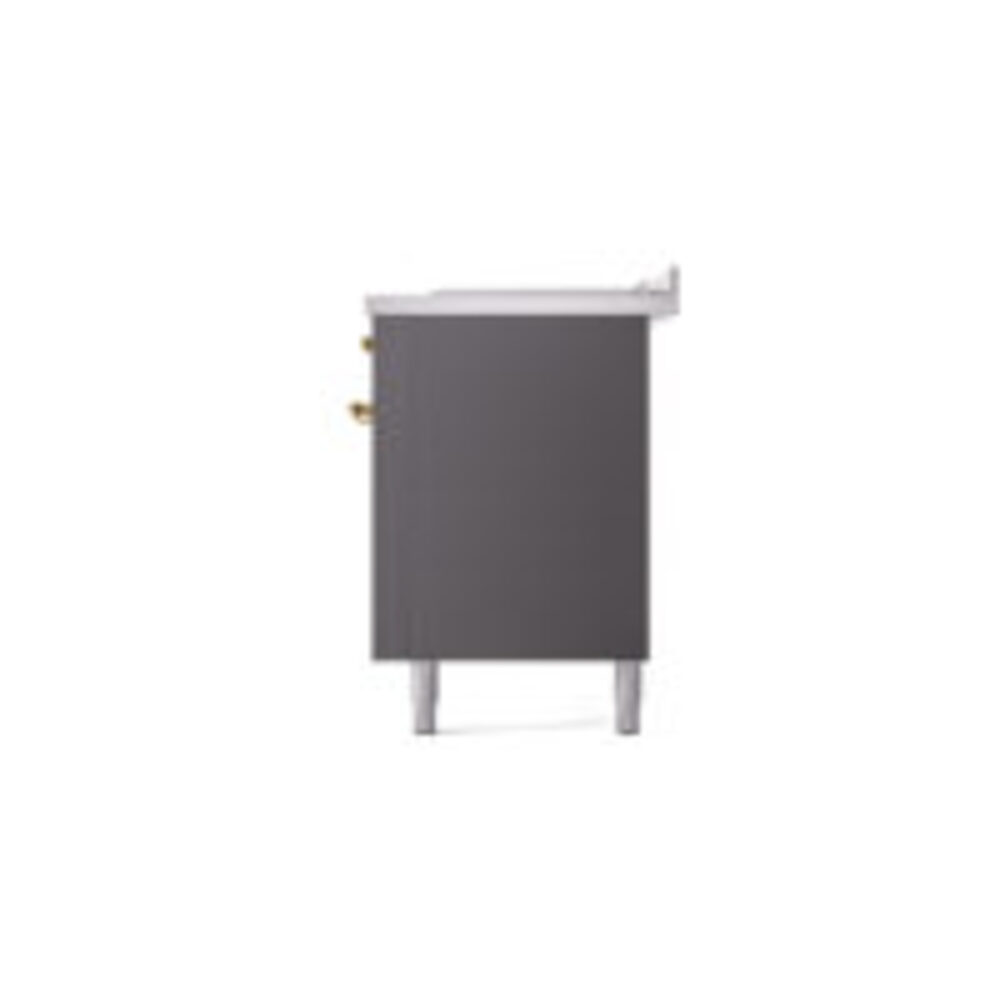 ILVE UP60FSNMPMGG Nostalgie II 60" Dual Fuel Range, right side view