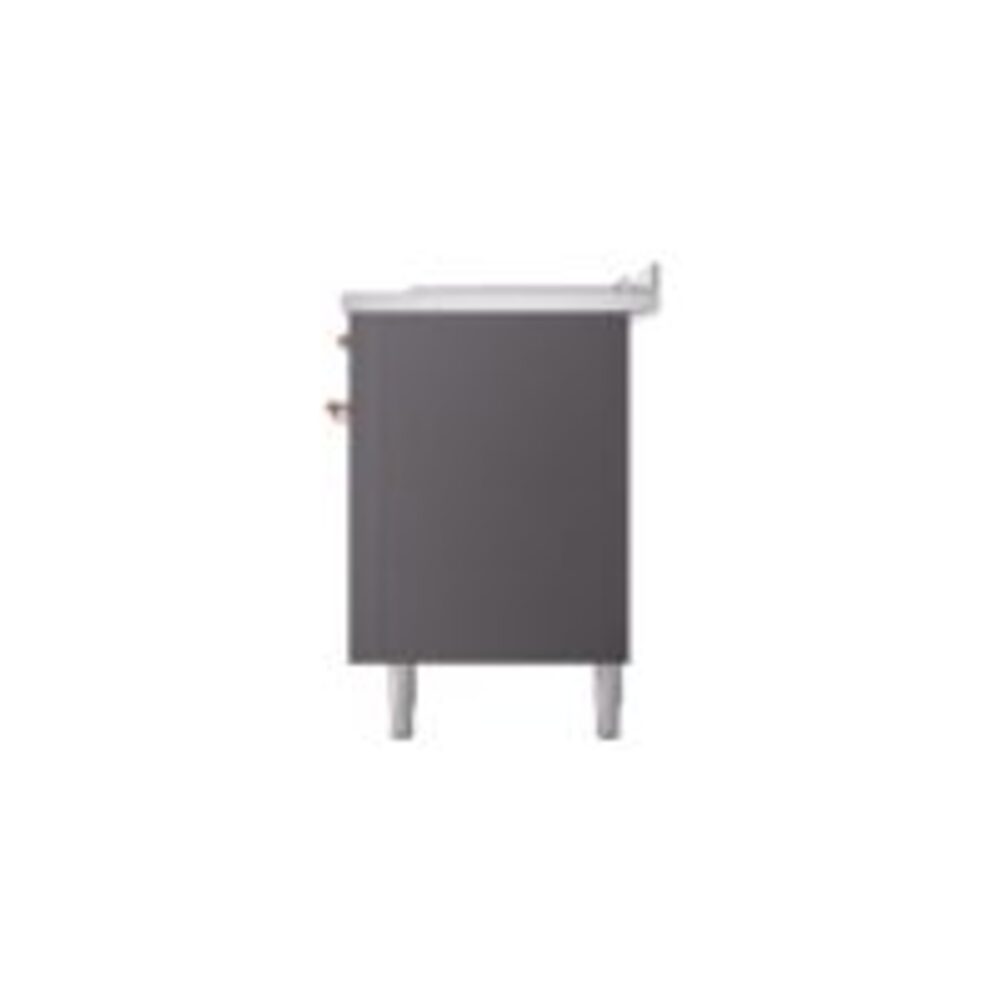 ILVE UP60FSNMPMGPLP Nostalgie II 60" Dual Fuel Range, right side view