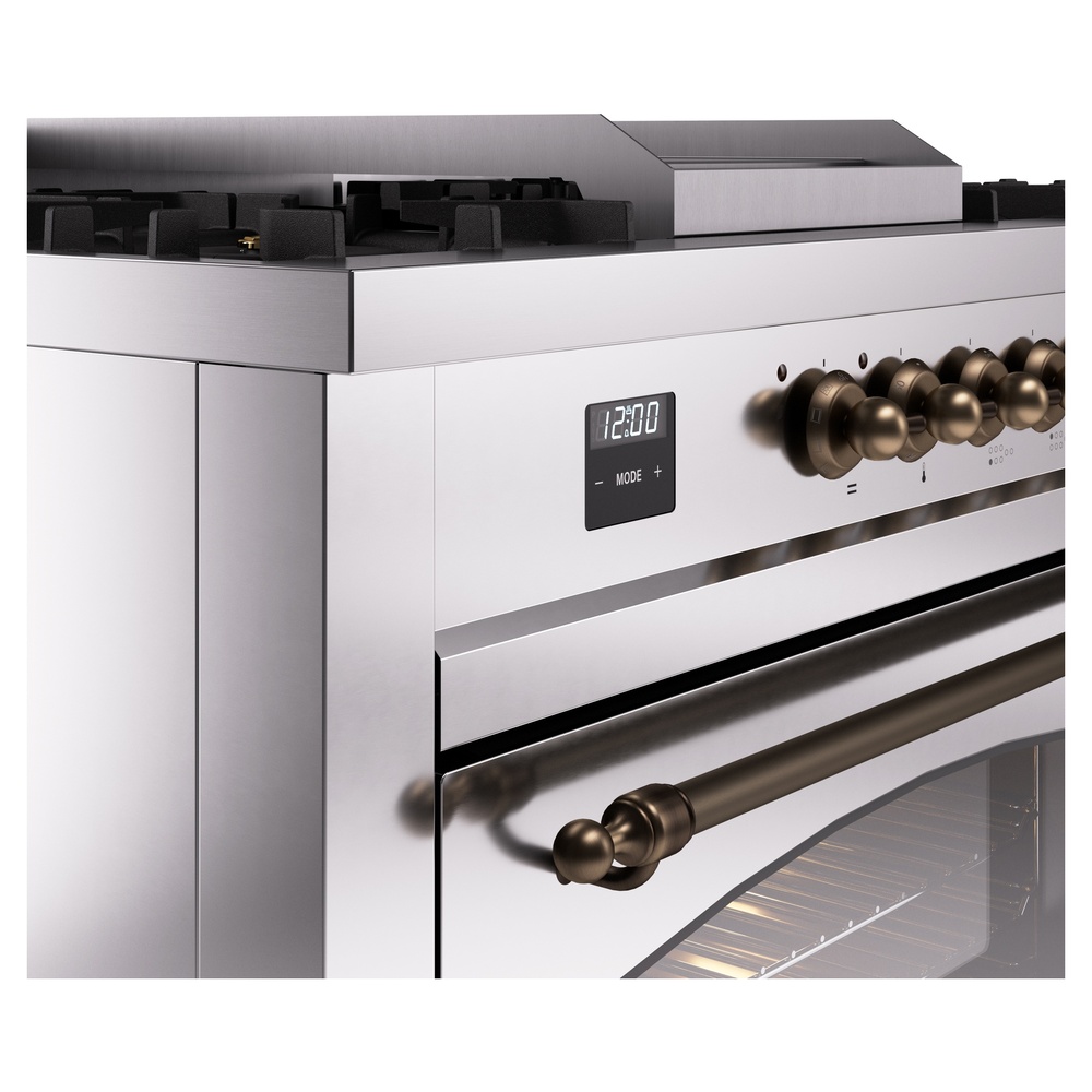 ILVE UP60FSNMPSSBLP Nostalgie II 60" Dual Fuel Range, details