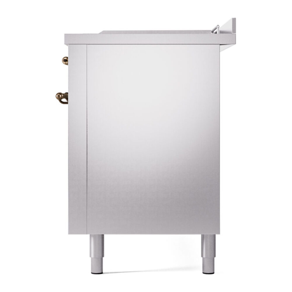 ILVE UP60FSNMPSSBLP Nostalgie II 60" Dual Fuel Range, right side view