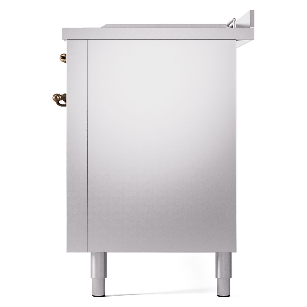 ILVE UP60FSNMPSSBLP Nostalgie II 60" Dual Fuel Range, right side view