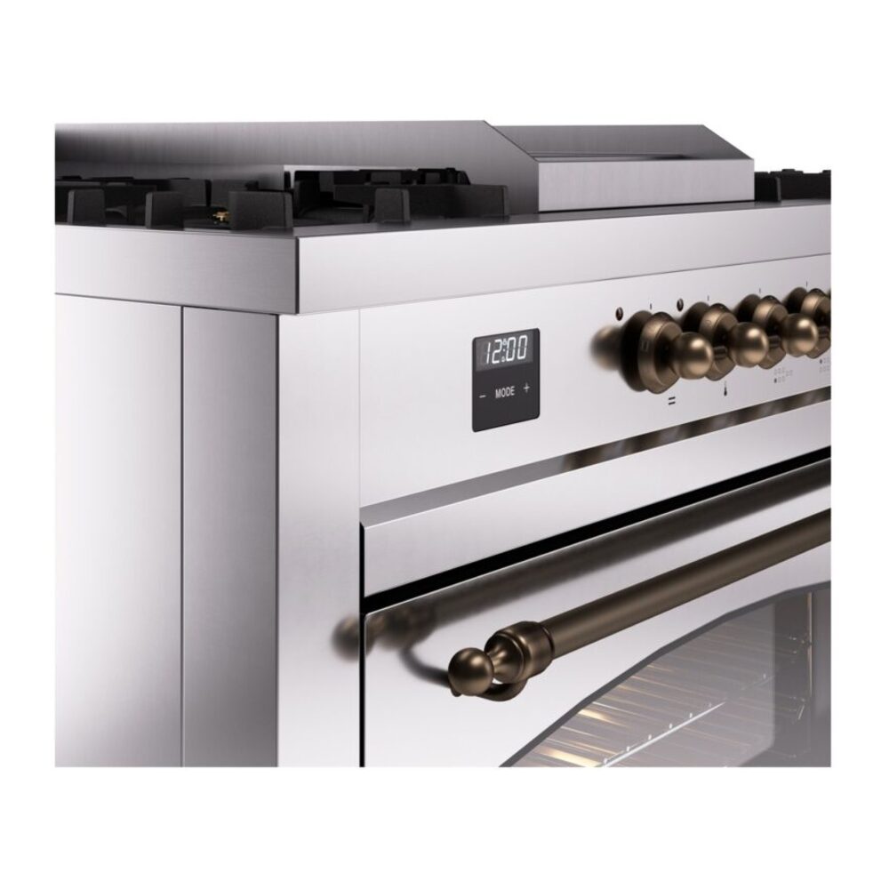 ILVE UP60FSNMPSSB Nostalgie II 60" Dual Fuel Range, details