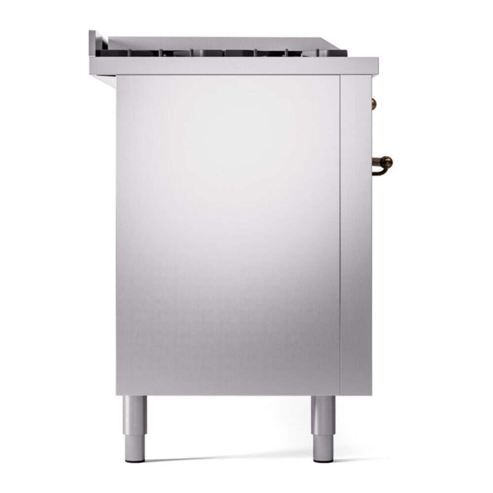 ILVE UP60FSNMPSSB Nostalgie II 60" Dual Fuel Range, left side view