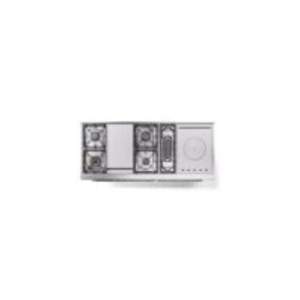 ILVE UP60FSNMPSSC Nostalgie II 60" Dual Fuel Range, top view