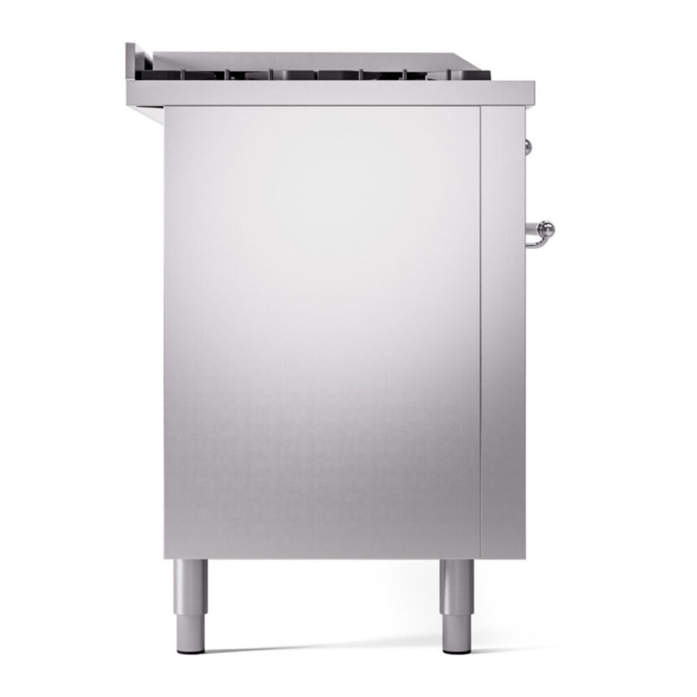 ILVE UP60FSNMPSSC Nostalgie II 60" Dual Fuel Range, left side view