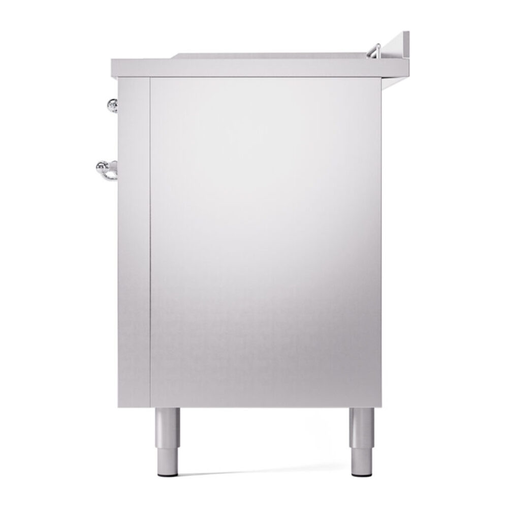 ILVE UP60FSNMPSSC Nostalgie II 60" Dual Fuel Range, right side view