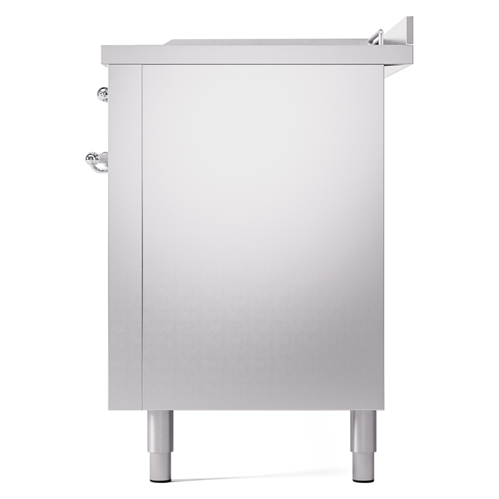 ILVE UP60FSNMPSSC Nostalgie II 60" Dual Fuel Range, right side view