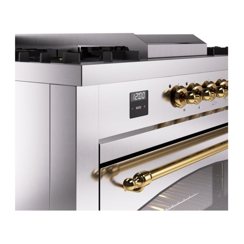 ILVE UP60FSNMPSSGLP Nostalgie II 60" Dual Fuel Range, details