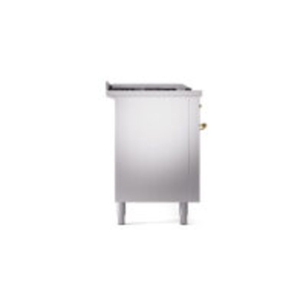 ILVE UP60FSNMPSSGLP Nostalgie II 60" Dual Fuel Range, left side view