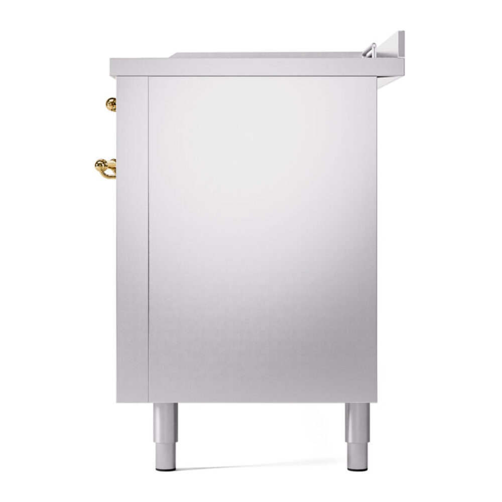 ILVE UP60FSNMPSSGLP Nostalgie II 60" Dual Fuel Range, right side view