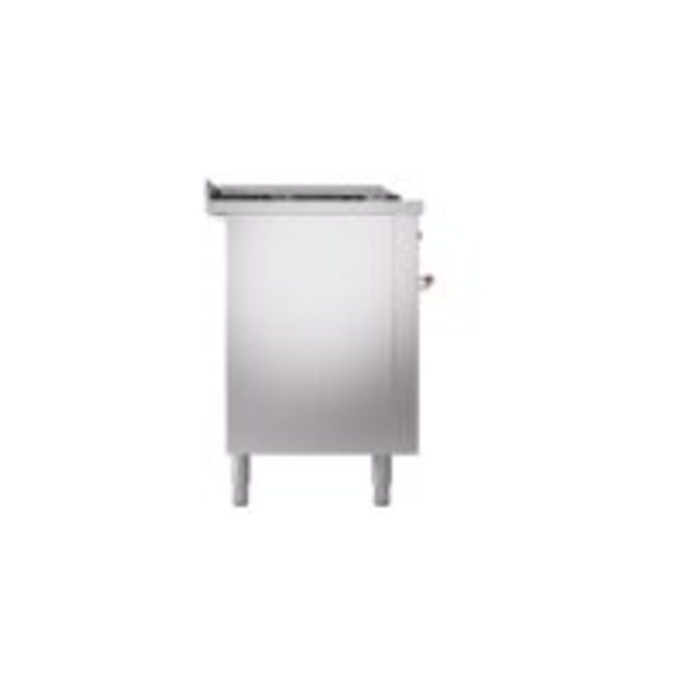 ILVE UP60FSNMPSSPLP Nostalgie II 60" Dual Fuel Range, left side view