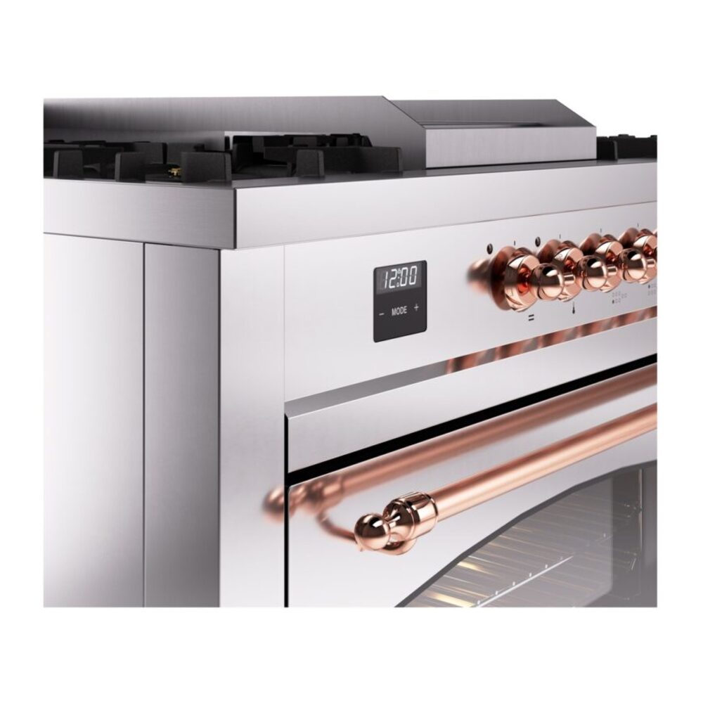 ILVE UP60FSNMPSSP Nostalgie II 60" Dual Fuel Range, details