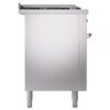 ILVE UP60FSNMPSSP Nostalgie II 60" Dual Fuel Range, left side view