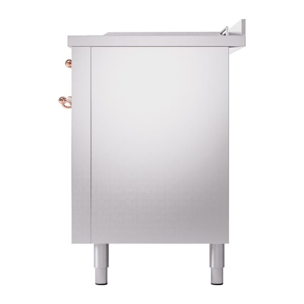 ILVE UP60FSNMPSSP Nostalgie II 60" Dual Fuel Range, right side view