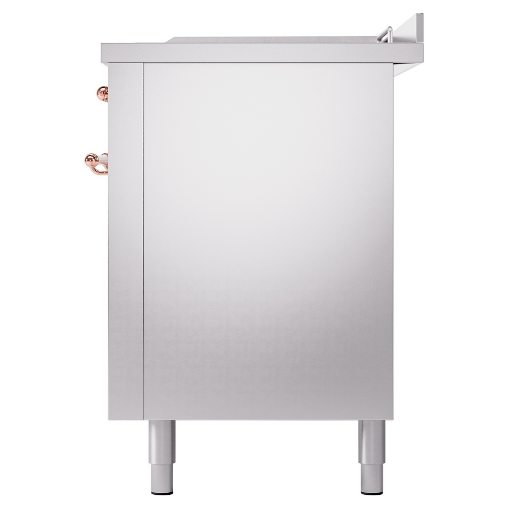 ILVE UP60FSNMPSSP Nostalgie II 60" Dual Fuel Range, right side view